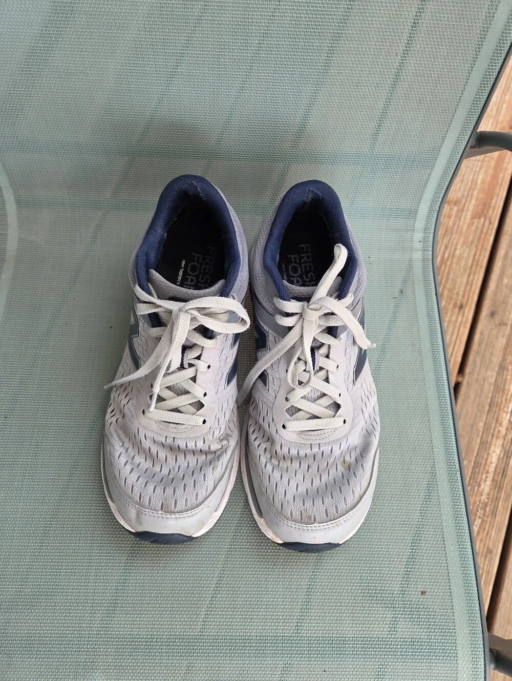 New Balance 847v4 Running Sneakers Men Size 10.5 D Gray Blue Mesh Comfort Shoes